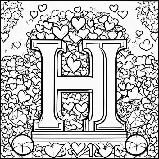 ABC Letters coloring page, level 2 Fun