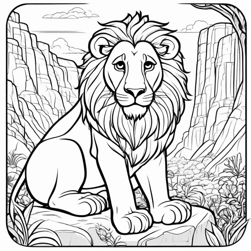 Big Cats coloring page