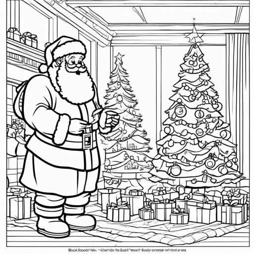Christmas coloring page