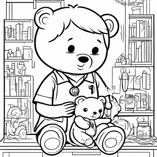 Doctors & Nurses coloring page