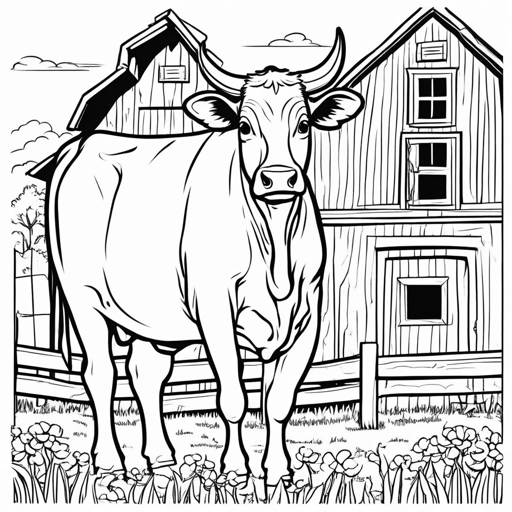 Farm Animals coloring page