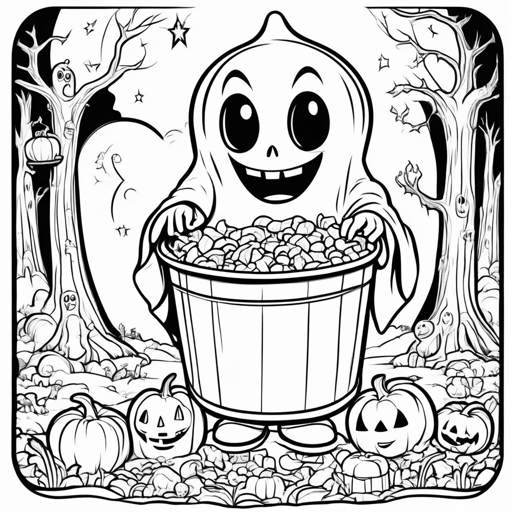 Halloween coloring page