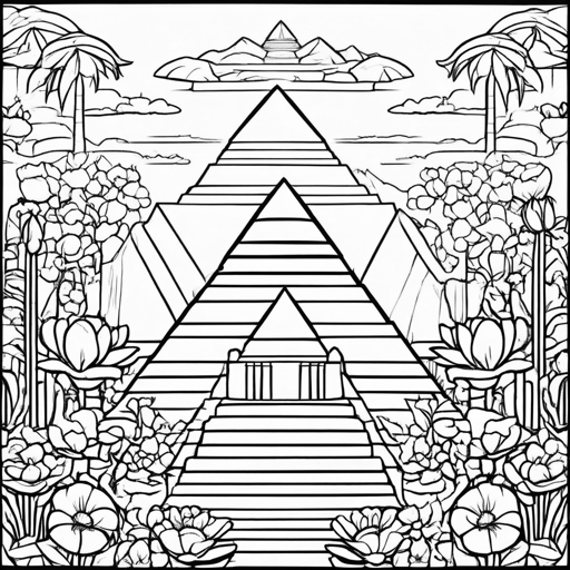 Landmarks & Cities coloring page, level 2 Fun