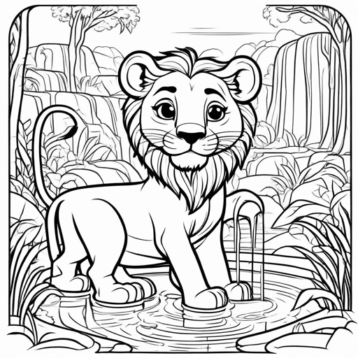 Safari Animals coloring page